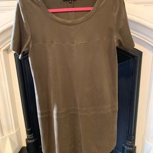 Short sleeve fall dress